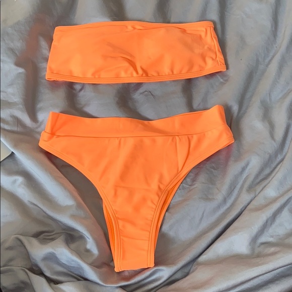 aurelle Other - neon orange bikini